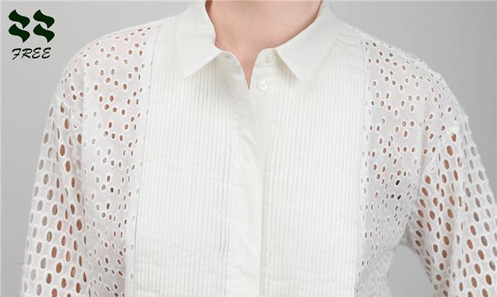 Center front made with pleats